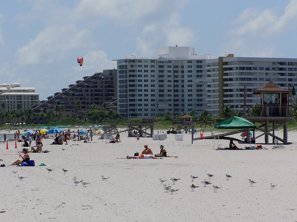 View From Crandon Park Beach