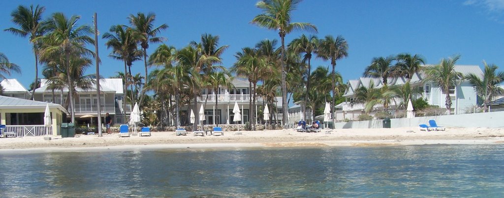 Southernmost  Beach  of  the  Continental  USA  -----                  a view from the sea