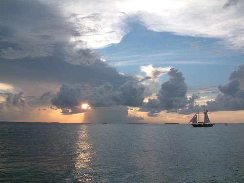 Sunset From Fort Taylor