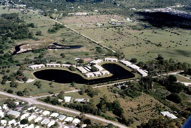 Aerial Florida Eage lake