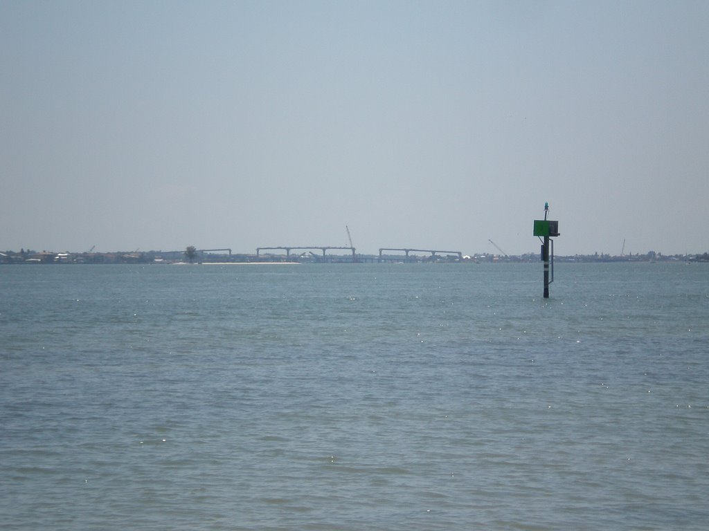 Bellair Causeway in the distance.