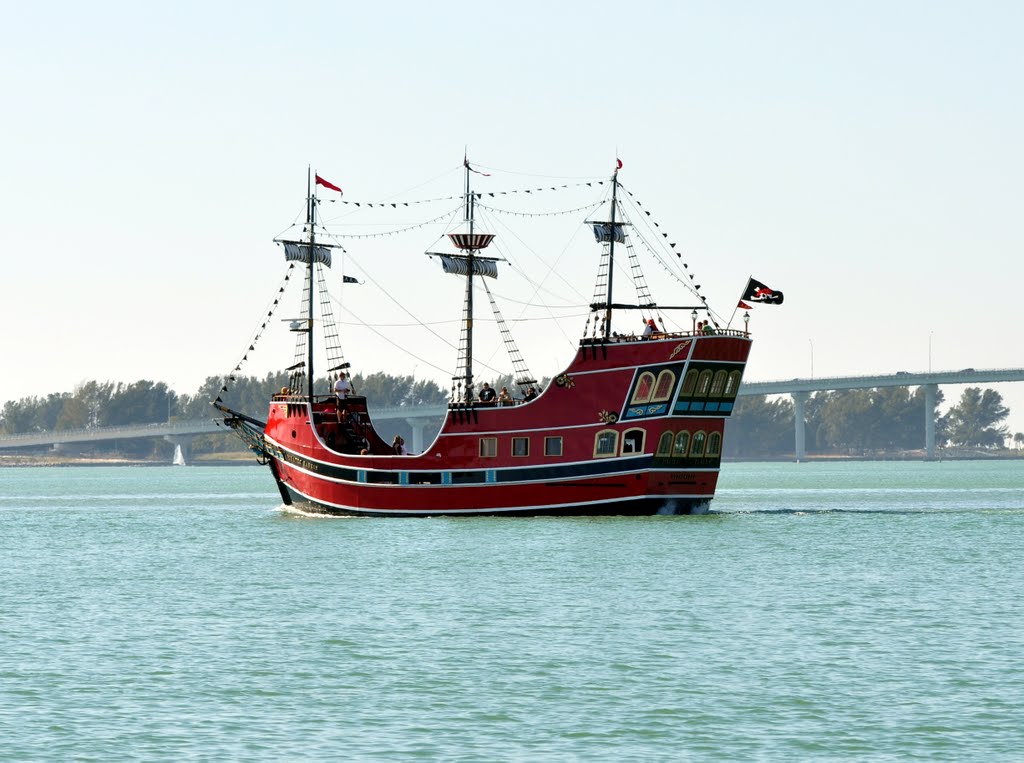 A Pirate Themed Excursion Ship In Clearwater