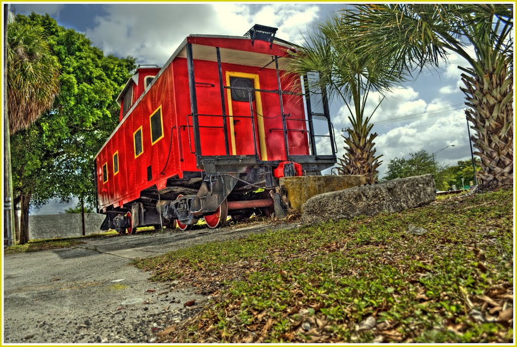 The little red caboose