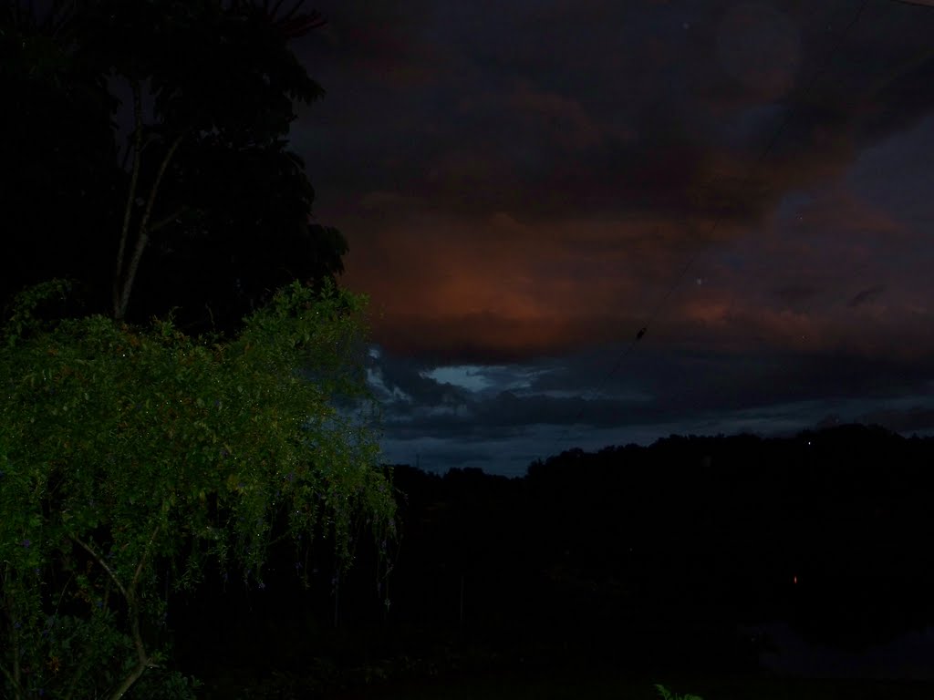 Stormy sunset, Pinellas park, Florida, USA