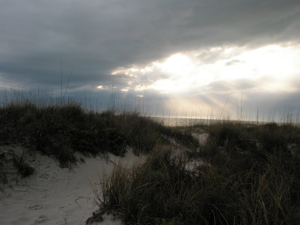 Walking from the Chambre to the beach