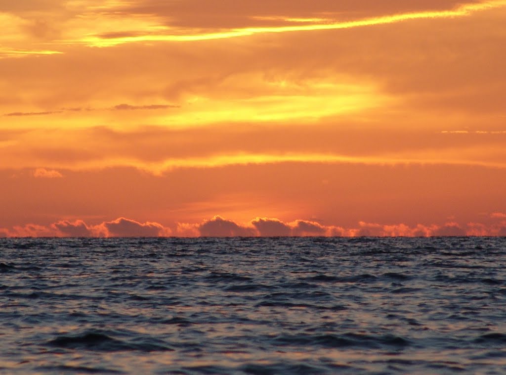 sunset over the Gulf, Madeira Beach Fla (9-12-2010)
