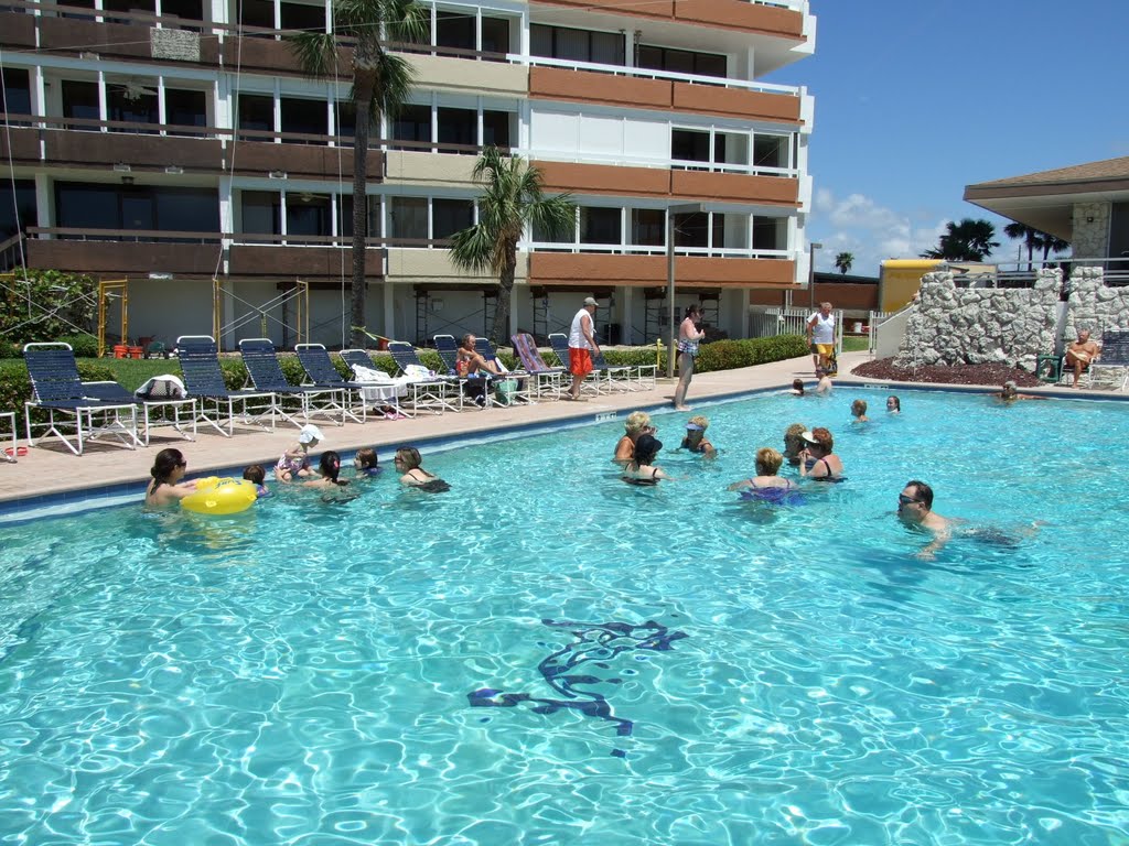 At the pool!  (Redington Towers)