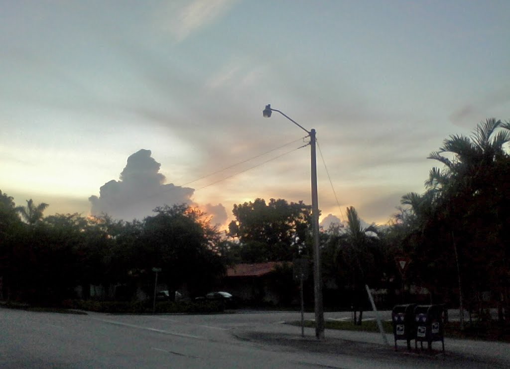 Sunset & Clouds in Miami Srings