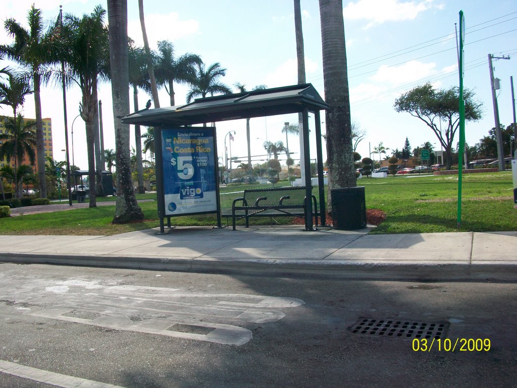 parada de bus en hialeah