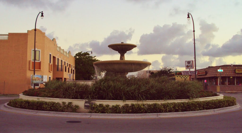 Hialeahs landmark Fountain off Palm Ave & E 17th St