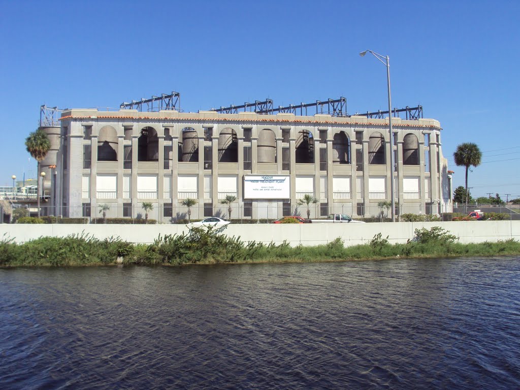 Hialeah Water Treatment Plant-Facade from Okeechobe River