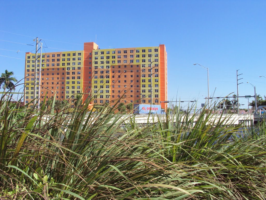 The Orange & Yellow Hialeahs Landmark building