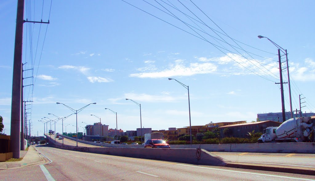Bridge on S Okeechobee Rd looking Towards East (US-27)