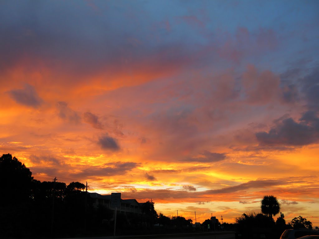 Sunset over US #1