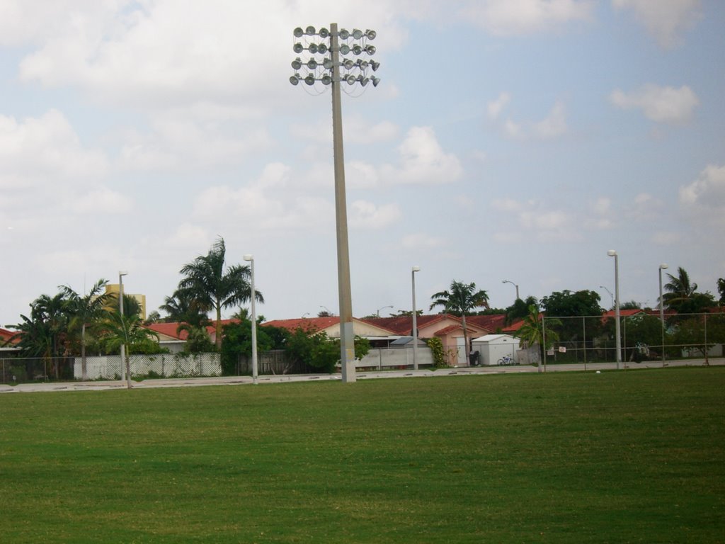 Baseball at Goodlet Park in Hialeah