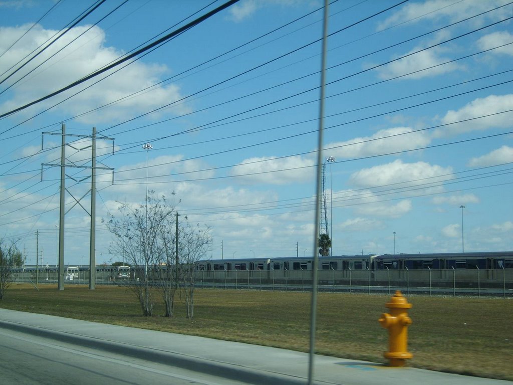 Patio del MetroRail de Hialeah