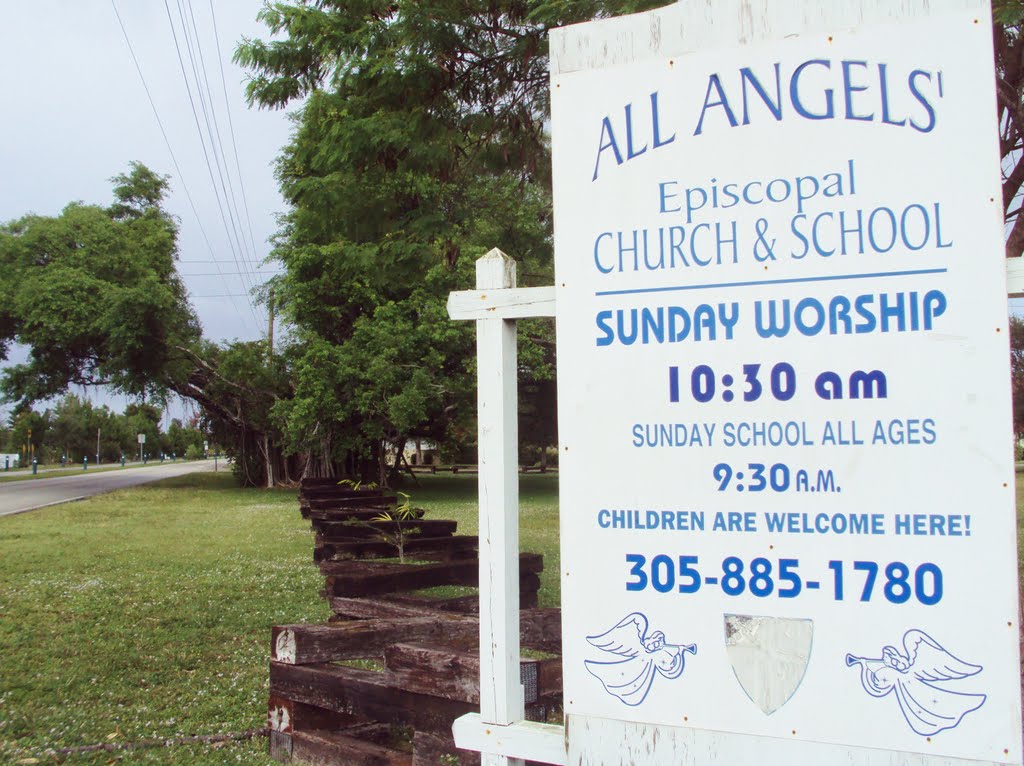 All Angels Episcopal Churchs Wood Fence Landscape