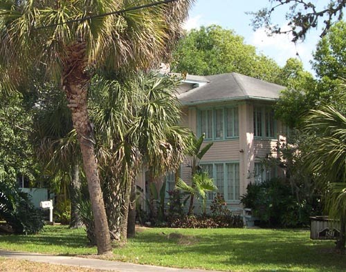 The former Stewart home, on the Indian River Bluff, Melbourne