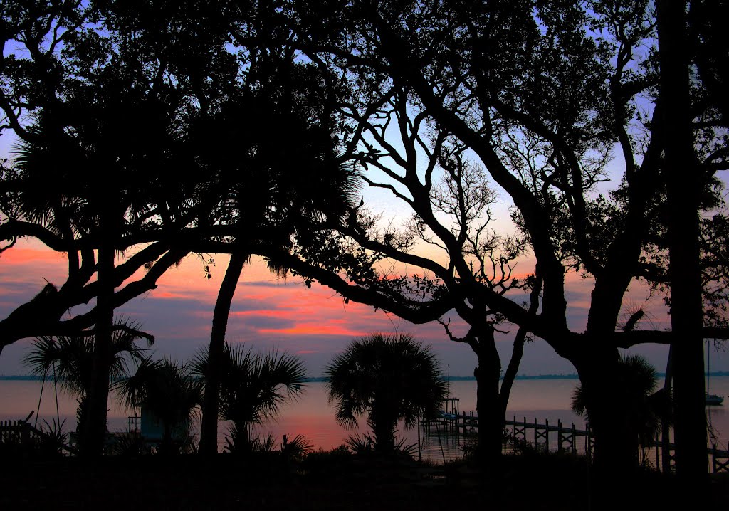 Sunrise on the Indian River from the Tar Heel Neighborhood