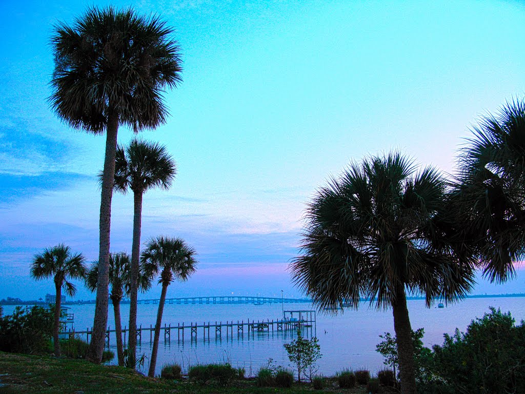 Sunrise on the Indian River from the Tar Heel Neighborhood