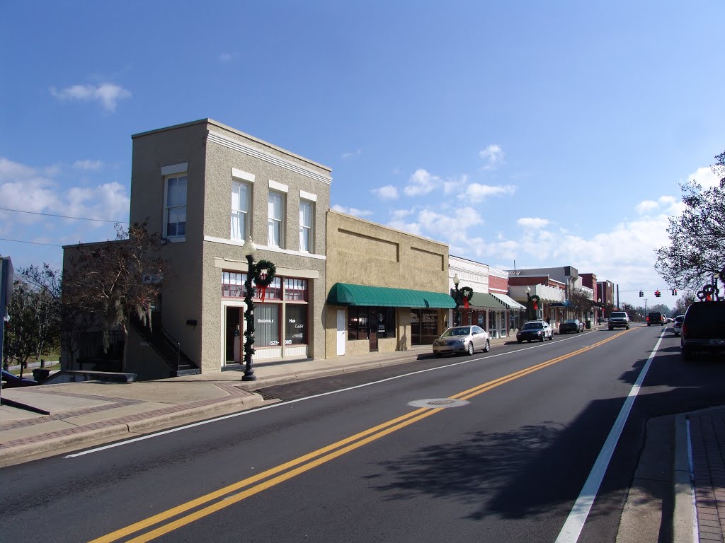 historic downtown Milton, overlooking the Blackwater River (12-31-2011)