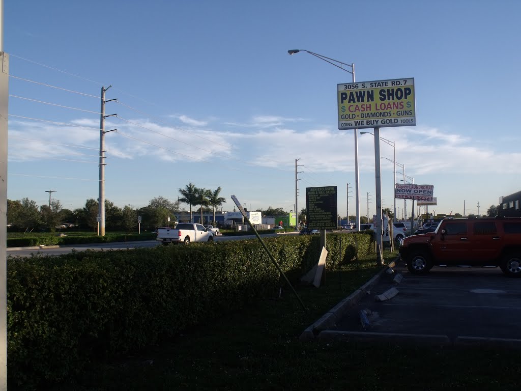 Infront Big Daddys pawn shop