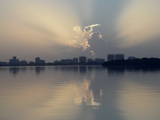 Lever de soleil sur la Baie de Biscayne