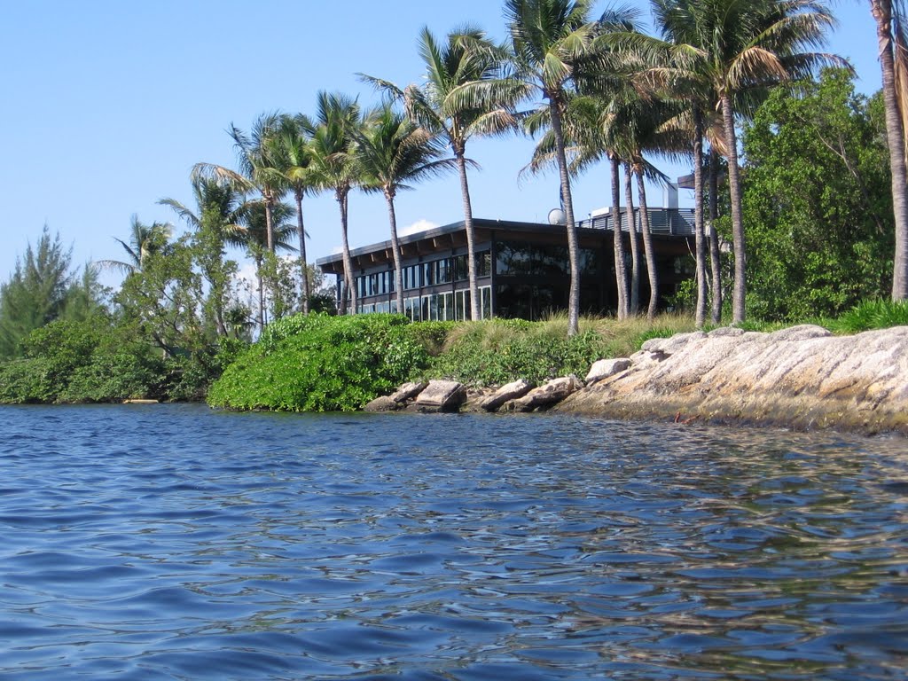 Houstons from the water.