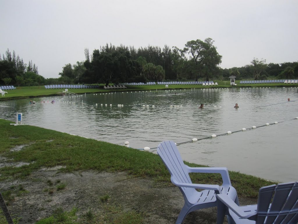 Bathing in the rain :)