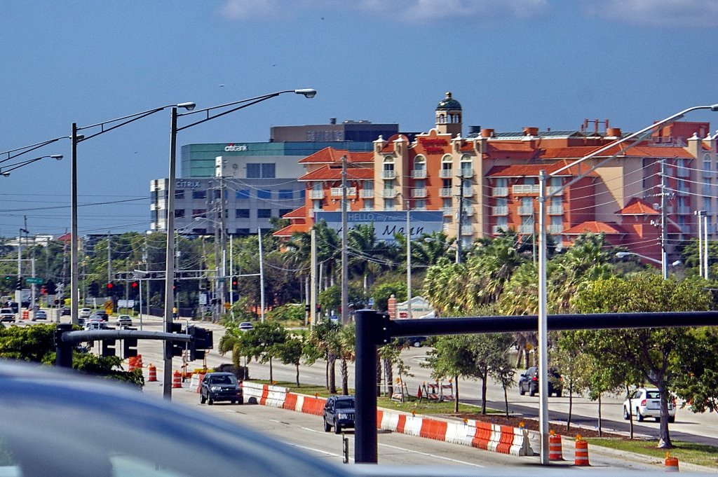 Cypress Creek Road from I-95 looking west