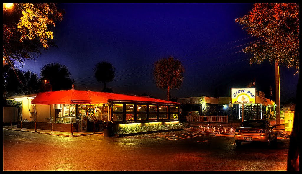 Dixie Pig, N.Carolina style bbq.S.Florida landmark for 35 years.