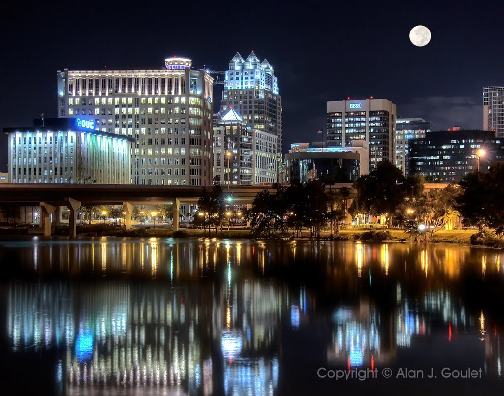 Orlando Skyline at Night