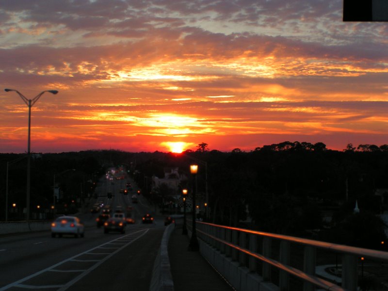 Sunset over Ormond Beach - mhg