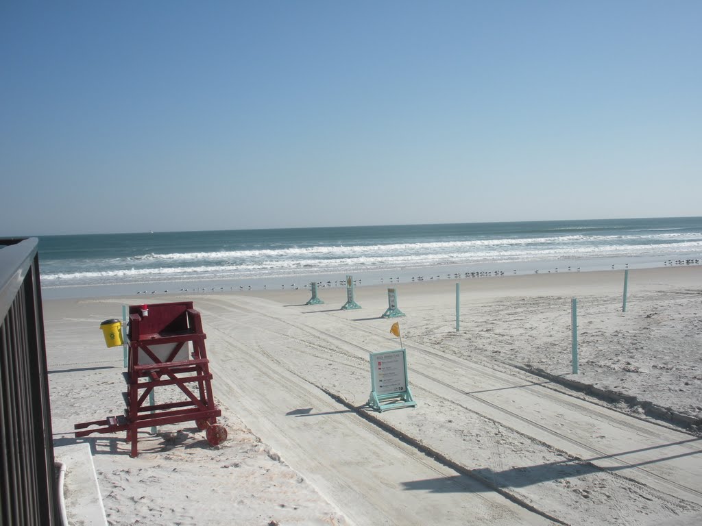 Dayton beach in the winter