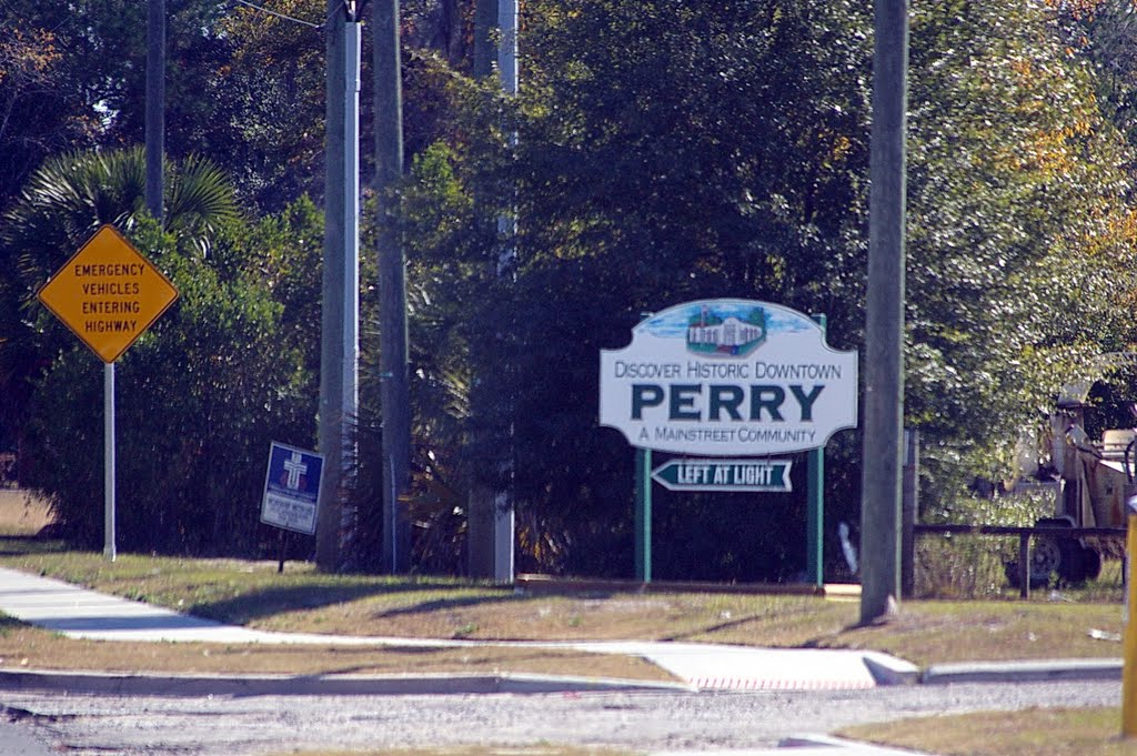 2010 Perry North, FL, USA - Perry limit sign
