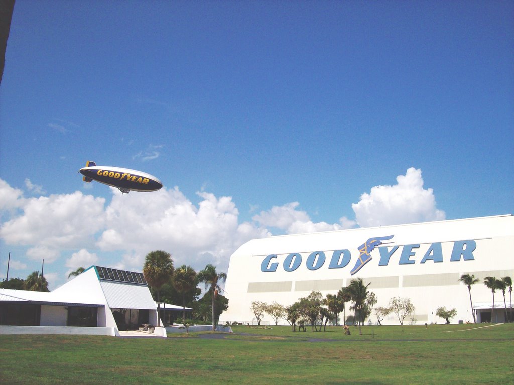 goodyear blimp base, pompano beach,fl