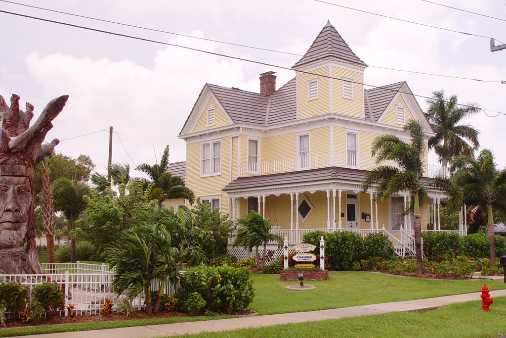 1903 Mayor Freeman house, house moved twice, Punta Gorda Fla (8-2008)