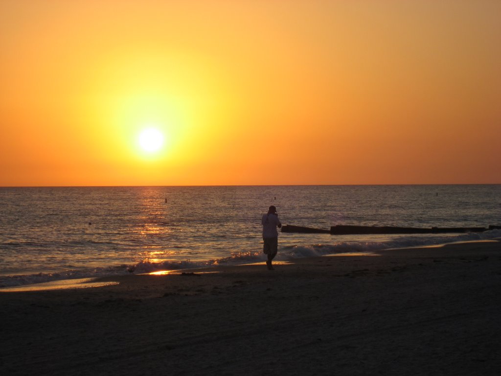 Sunset in Mexican Gulf