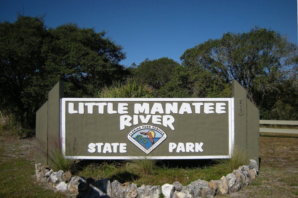 Little Manatee River State Park Entrance Sign