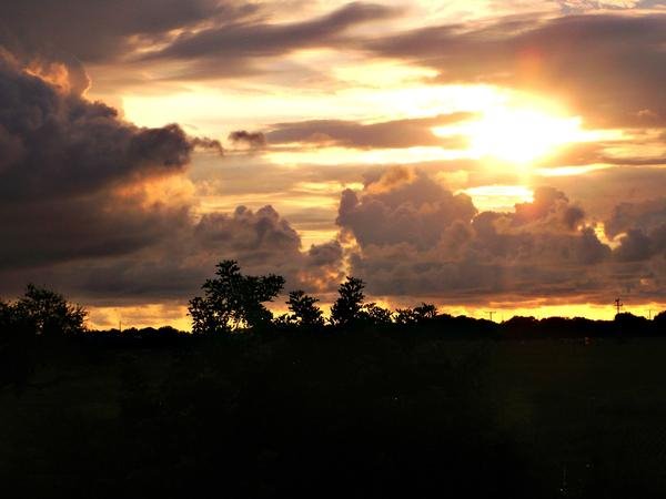 sunset after the storm, bradenton, fl