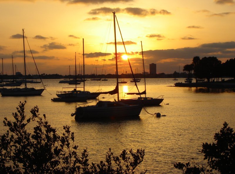 Sunset Sarasota Harbor