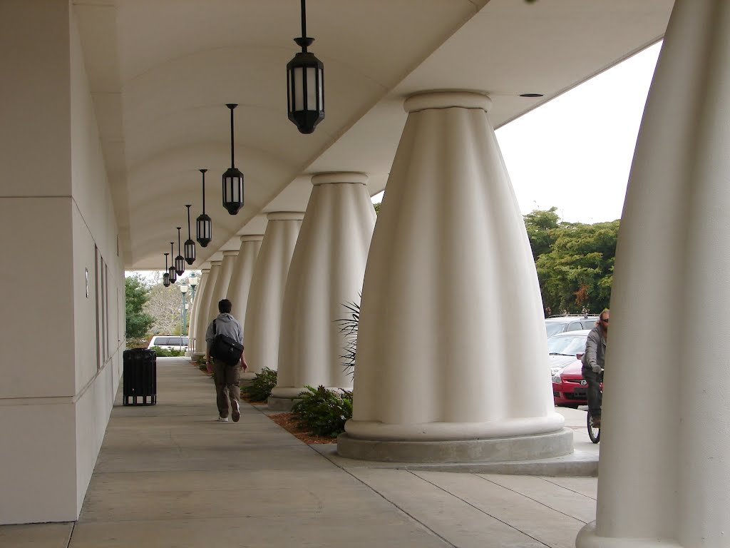 Columns of Knowledge at Selby Public Library in Sarasota Florida