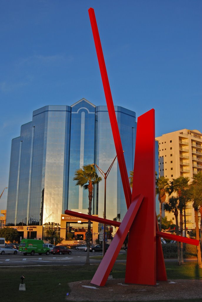 One Sarasota Tower and some local art display