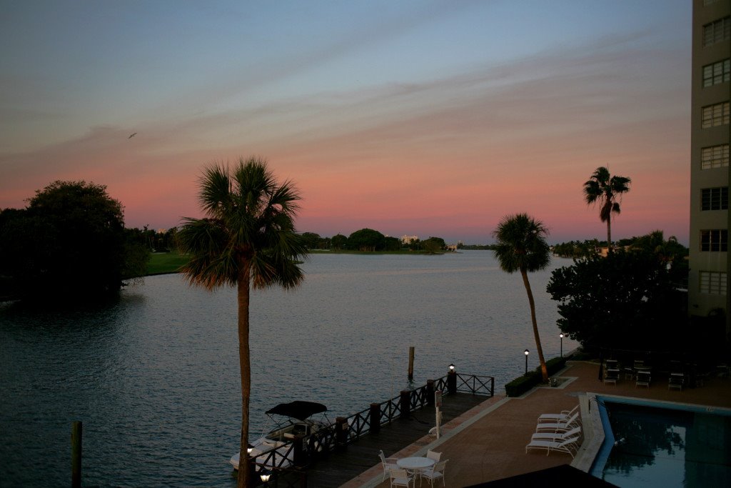 Sunset afterglow
