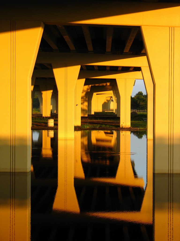 Under the boulevard
