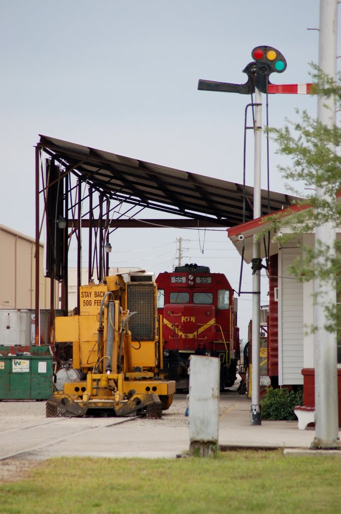 Florida Central Railroad EMD GP7 No. 55 at Plymouth, FL