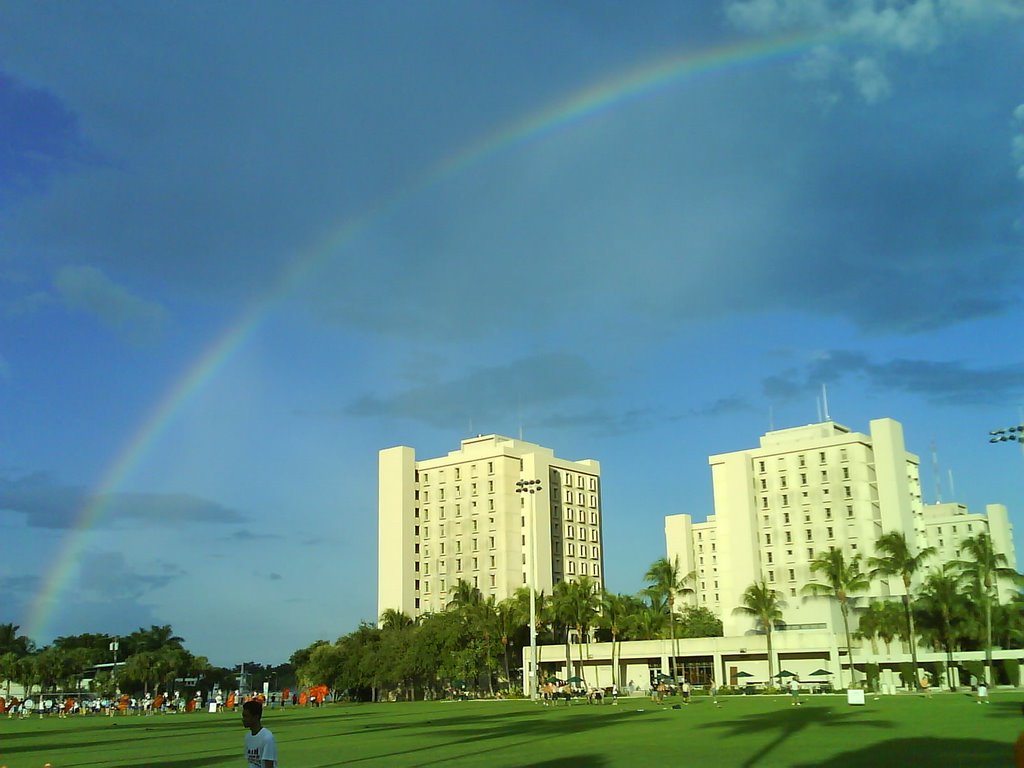 rainbow in Univ of Miami