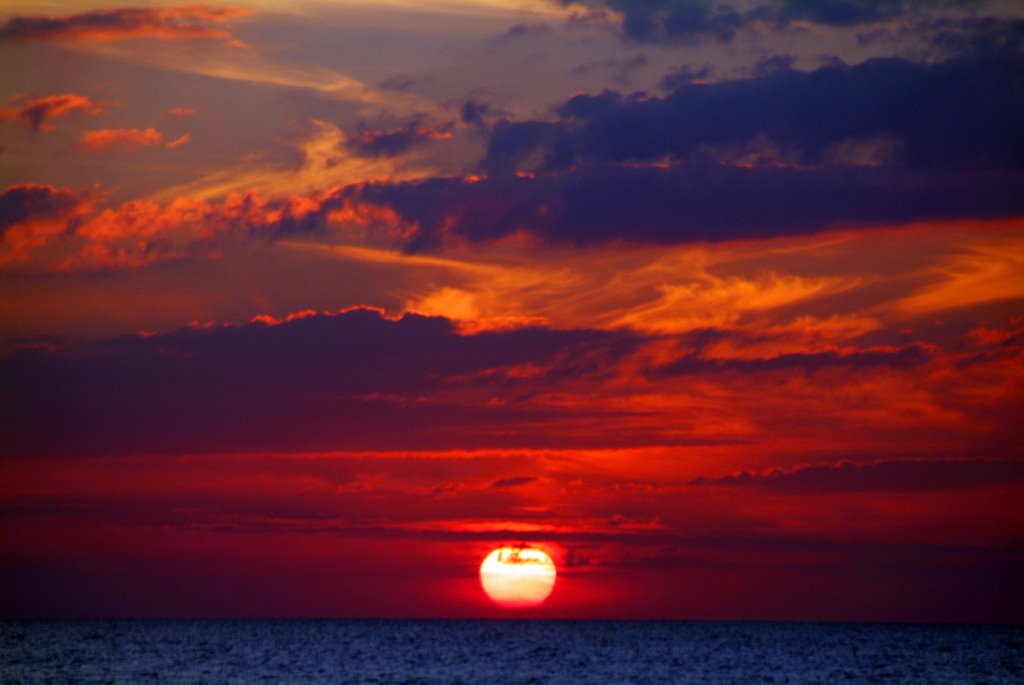 Sunset Beach Fireball