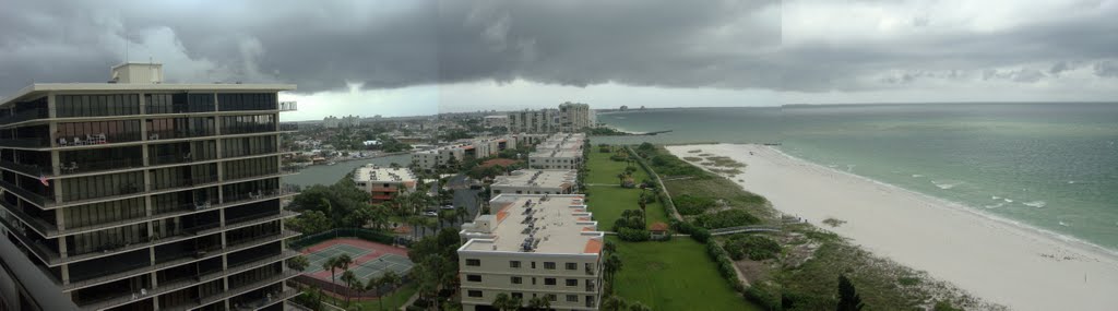 View from 9th floor on a cloudy day.