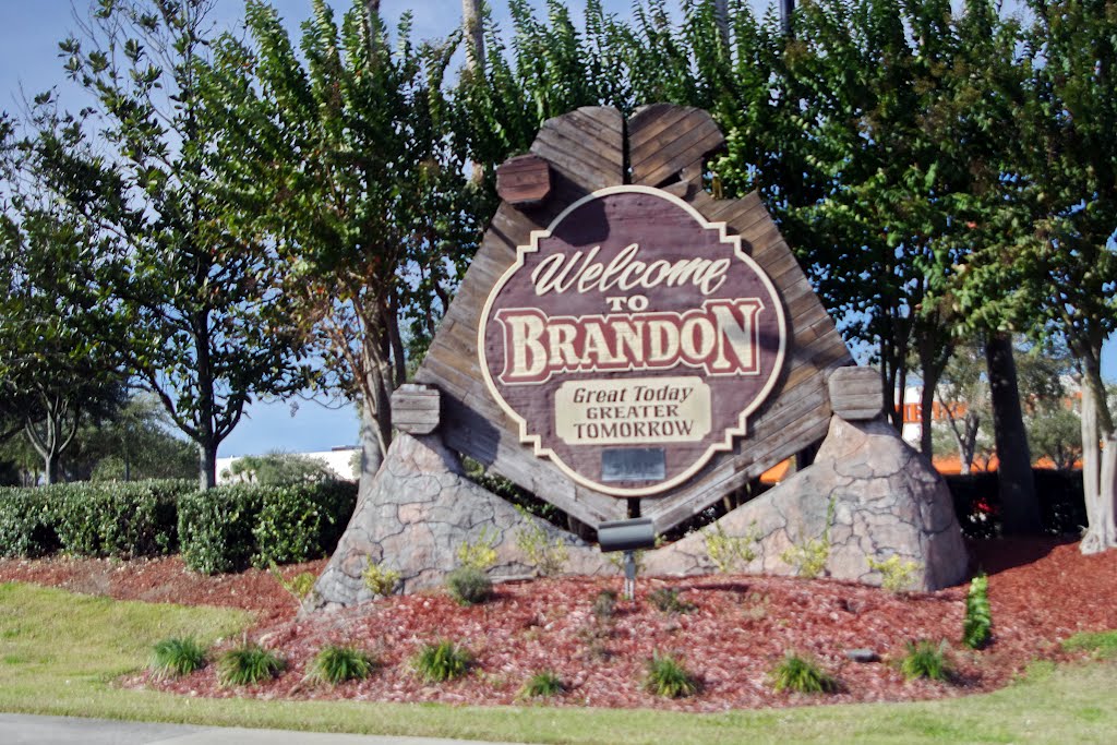 2012, Brandon, FL - Brandon welcome sign